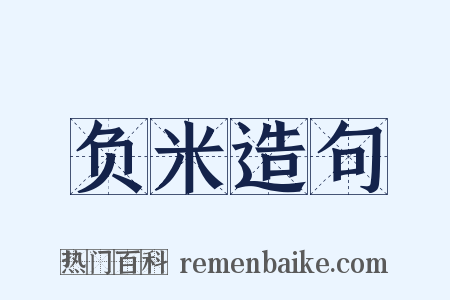 负米造句是什么意思的图片